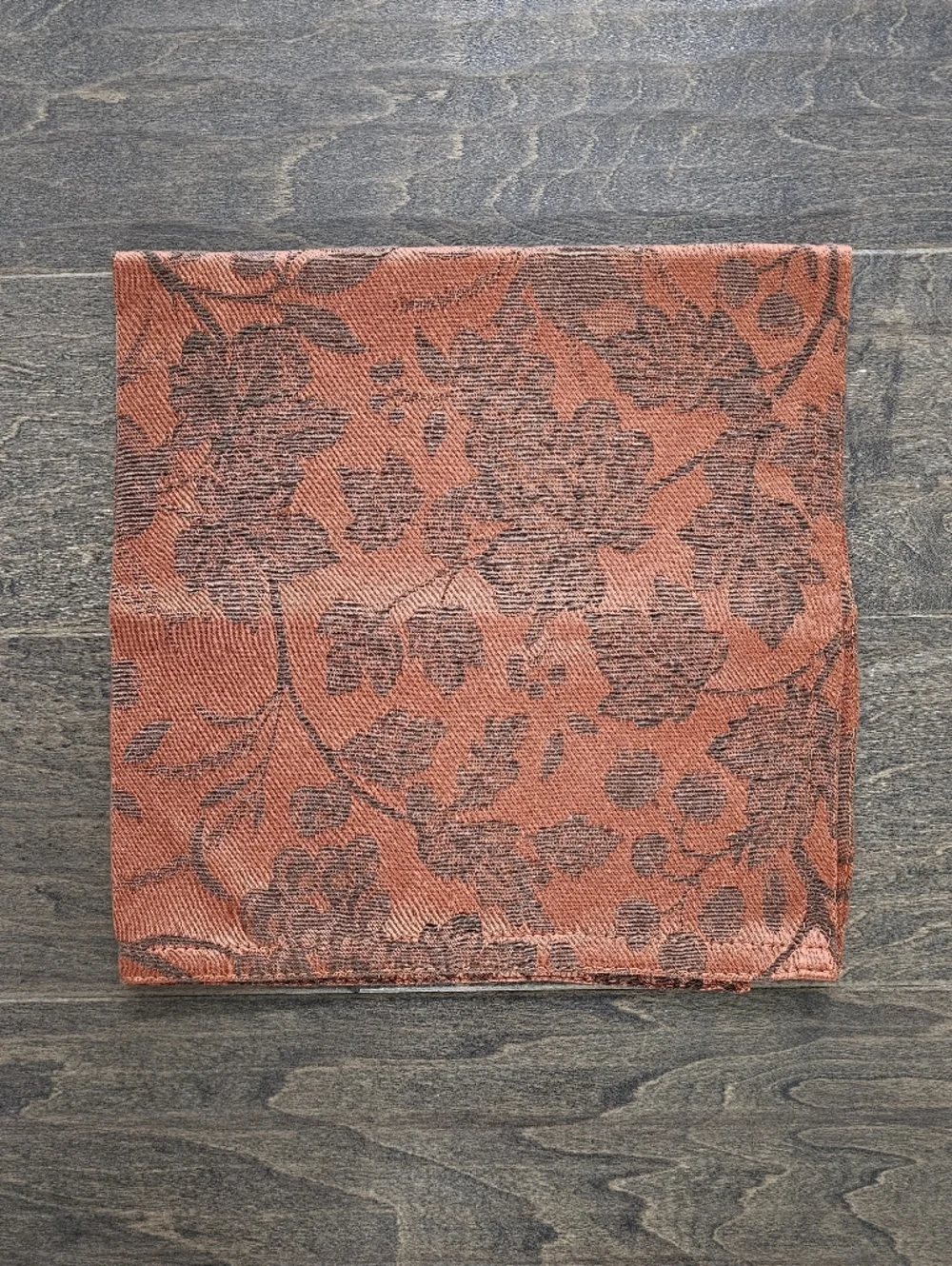 Rare & Vintage Lauren Ralph Lauren Campbell Jacquard Rust Copper Napkins (8)